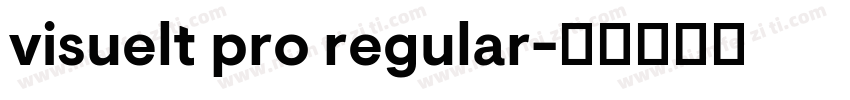 visuelt pro regular字体转换